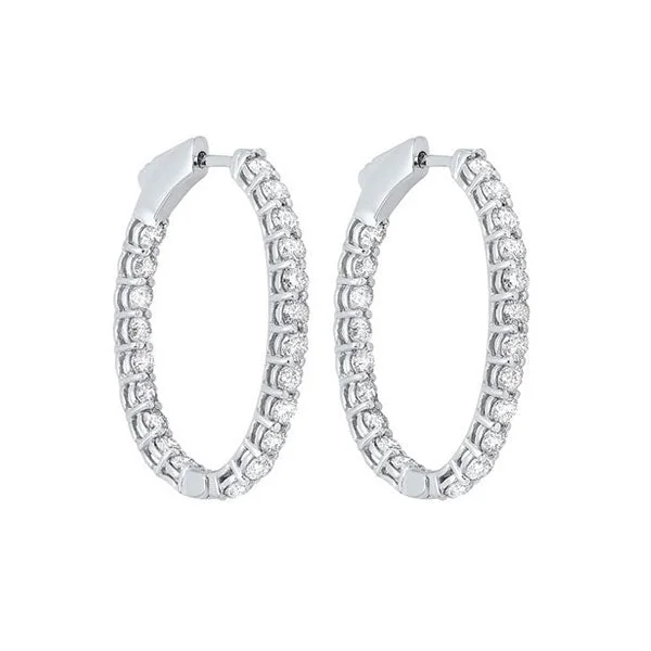 Elevate Your Jewelry Collection With Limited-Time Savings 14Kt White Gold Diamond (3Ctw) Earring