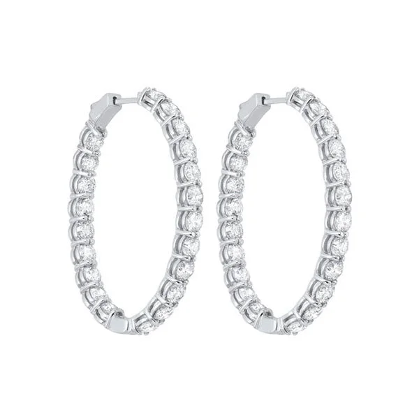 Make Every Moment Shine – Jewelry Discounts Available 14KT WHITE GOLD DIAMOND (10CTW) EARRING