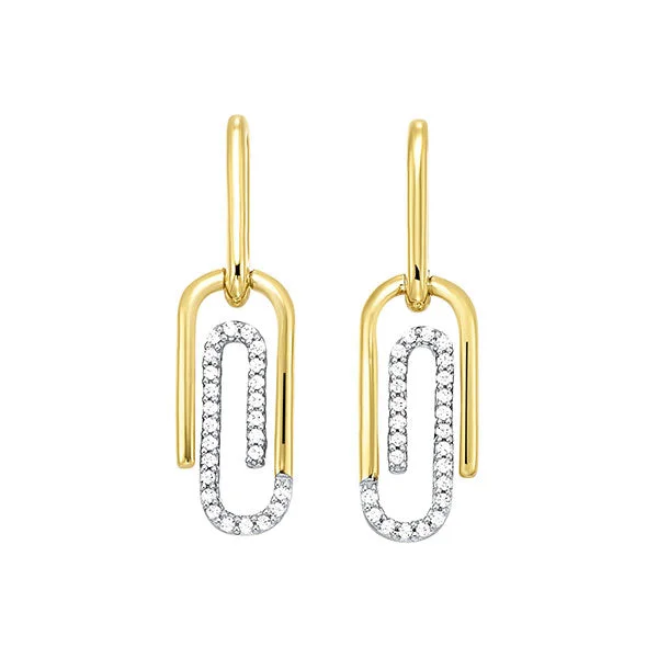 Celebrate Every Occasion With Sparkling Savings 10KT YELLOW GOLD DIAMOND (1/6CTW) EARRING