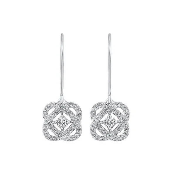Flash Sale On Exquisite Jewelry – Don't Miss Out 14KT WHITE GOLD DIAMOND (1/2CTW) EARRING