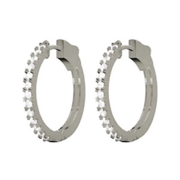 Shop High-Quality Jewelry At Jaw-Dropping Discounts 14KT WHITE GOLD DIAMOND (1CTW) EARRING