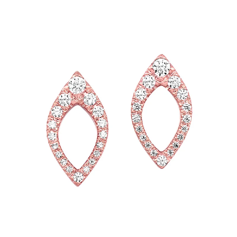Elegant Necklaces And Bracelets At Limited-Time Offers 14KT ROSE GOLD DIAMOND (1/4CTW) EARRING