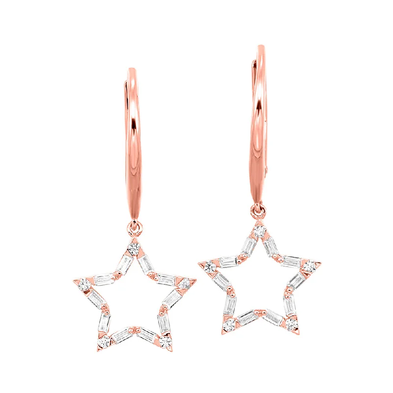 Limited-Stock Jewelry Sale – Shop Before It's Gone 10KT ROSE GOLD DIAMOND (1/2CTW) EARRING