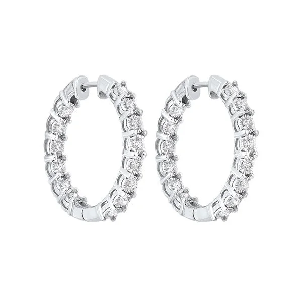 Luxury Jewelry Now At Special Promotional Rates 14KT WHITE GOLD DIAMOND (1CTW) EARRING
