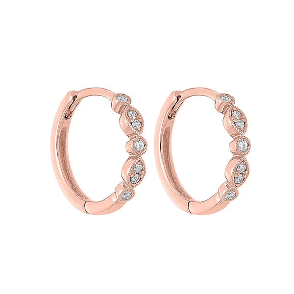 Limited-Time Jewelry Discounts – Shine Without The Splurge 14KT ROSE GOLD DIAMOND (1/6CTW) EARRING