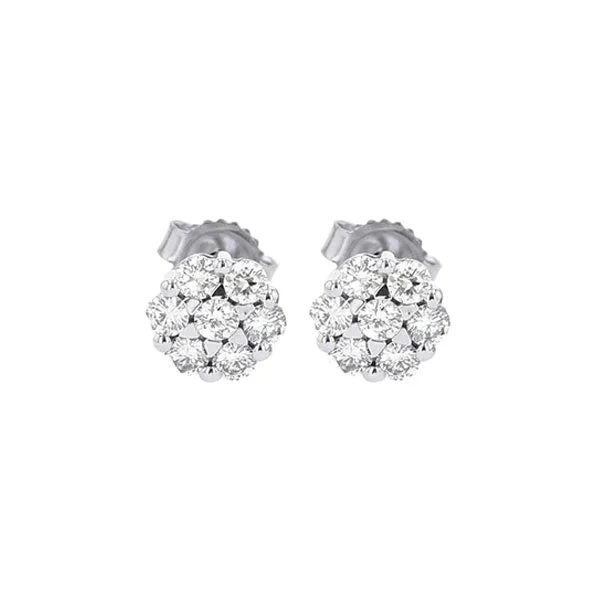 Accessorize For Less – Luxury Jewelry At Affordable Prices 14KT WHITE GOLD DIAMOND (1/6CTW) EARRING