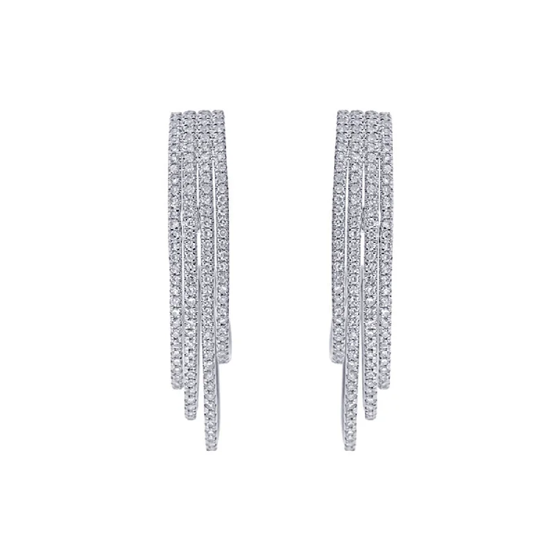 Your Perfect Accessory Now At The Best Price 10KT WHITE GOLD DIAMOND (1/2CTW) EARRING