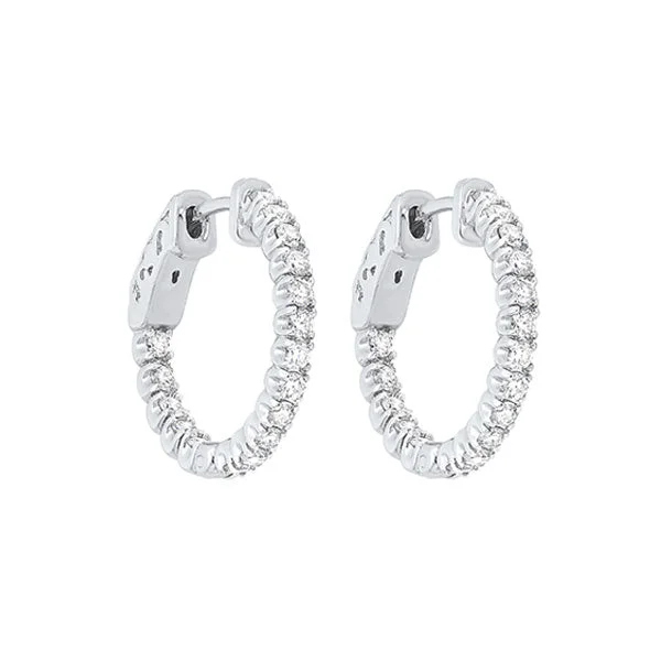 Sparkle For Less – Shop Our Limited-Time Jewelry Deals 14KT WHITE GOLD DIAMOND (1CTW) EARRING