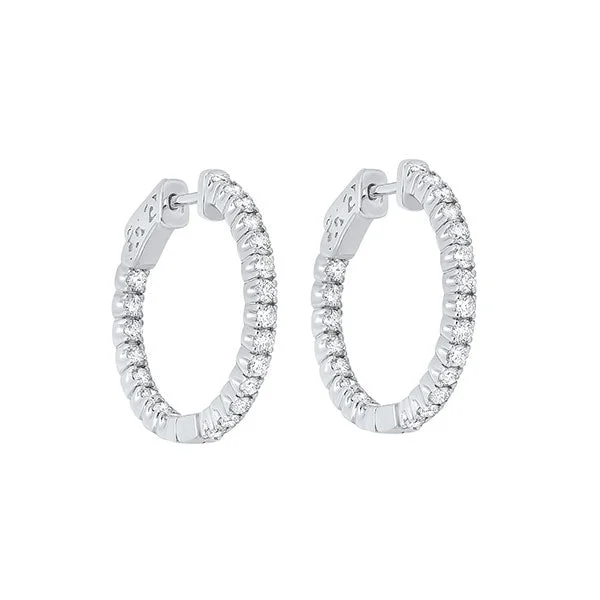 Jewelry Sale Bonanza – Grab Your Sparkle Now 14KT WHITE GOLD DIAMOND (1 1/2CTW) EARRING