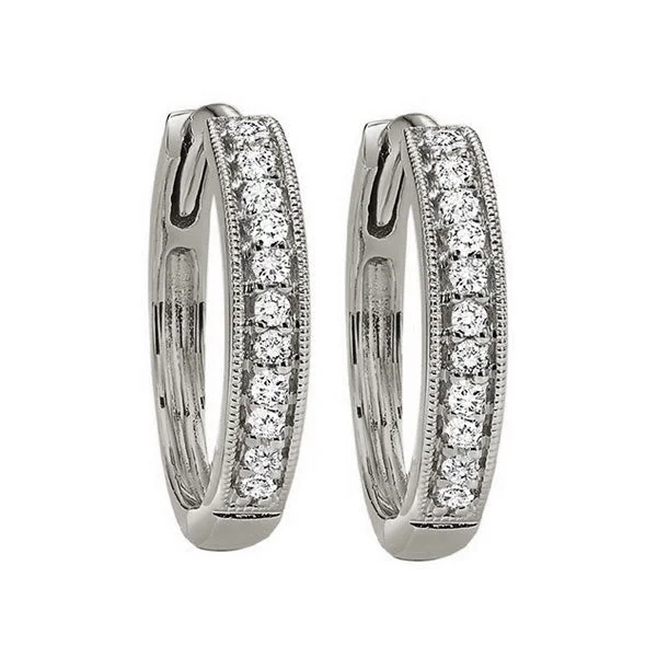 The Perfect Jewelry Piece At The Perfect Discount 10KT WHITE GOLD DIAMOND (1/6CTW) EARRING