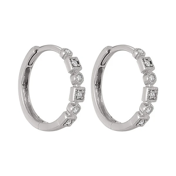 The Ultimate Jewelry Sale – Shop Premium Styles 14KT WHITE GOLD DIAMOND (1/8CTW) EARRING