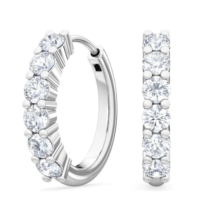 Last Chance To Grab Your Favorite Jewelry At A Discount Lab Grown Diamond 0.50 CTW Hoops Last Chance To Grab Your Favorite Jewelry At A Discount Lab Grown Diamond 0.50 CTW Hoops