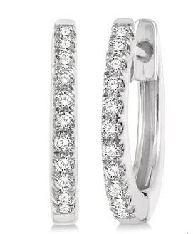 Grab Your Favorite Jewelry At The Lowest Prices PETITE DIAMOND HUGGIE FASHION EARRINGS Grab Your Favorite Jewelry At The Lowest Prices PETITE DIAMOND HUGGIE FASHION EARRINGS