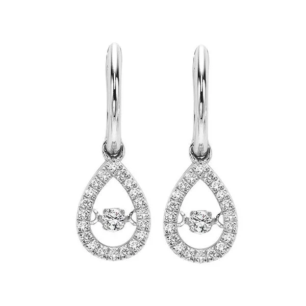 Luxury Jewelry Without The Luxury Price Tag 10KT WHITE GOLD DIAMOND (1/5CTW) EARRING