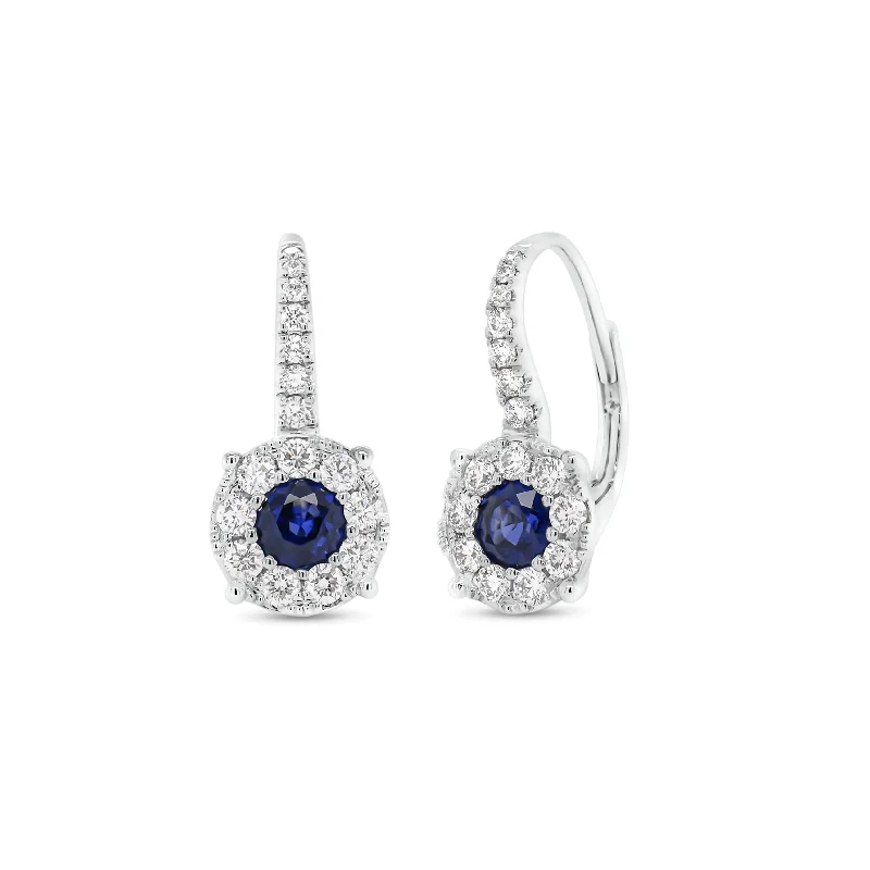 Limited-Stock Jewelry Clearance – Grab Your Favorites Now Sapphire & Diamond Halo Lever-Back Earrings Limited-Stock Jewelry Clearance – Grab Your Favorites Now Sapphire & Diamond Halo Lever-Back Earrings