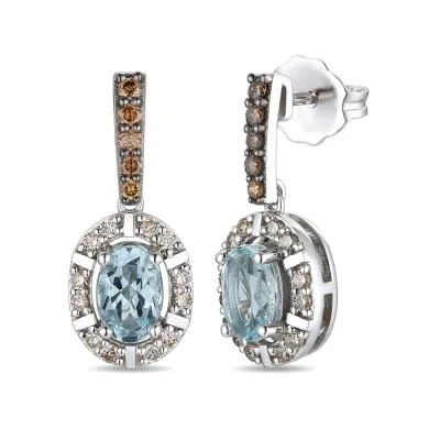 Save On Luxury Jewelry Pieces – Limited-Time Offers Sea Blue Aquamarine Le Vian Earrings