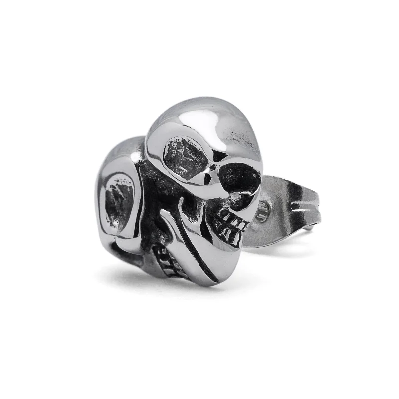 Breathtaking Jewelry At Limited-Time Savings Skull Heart Stud Earring