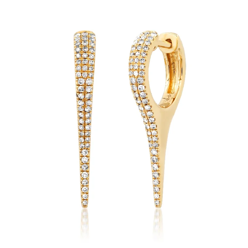 Limited-Time Jewelry Discounts – Shine Without The Splurge To the Point Diamond Dagger Earrings