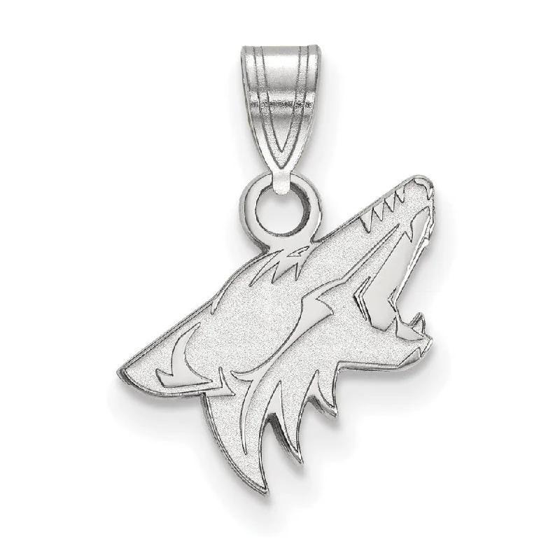 Exclusive Jewelry Sale – Shine For Less 10k White Gold NHL Arizona Coyotes Small Pendant