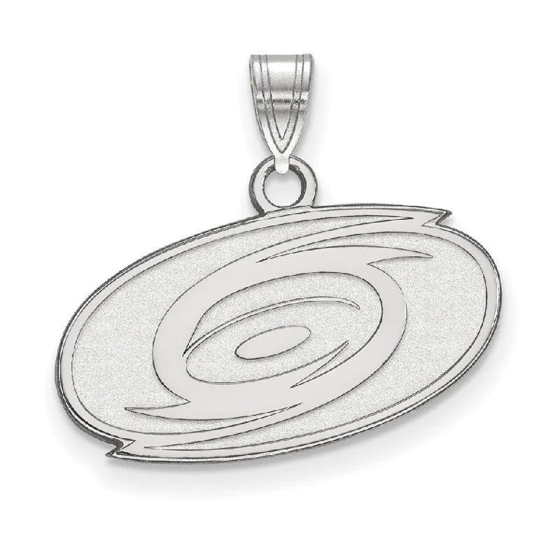 Seasonal Jewelry Sale – Upgrade Your Collection 10k White Gold NHL Carolina Hurricanes Small Pendant