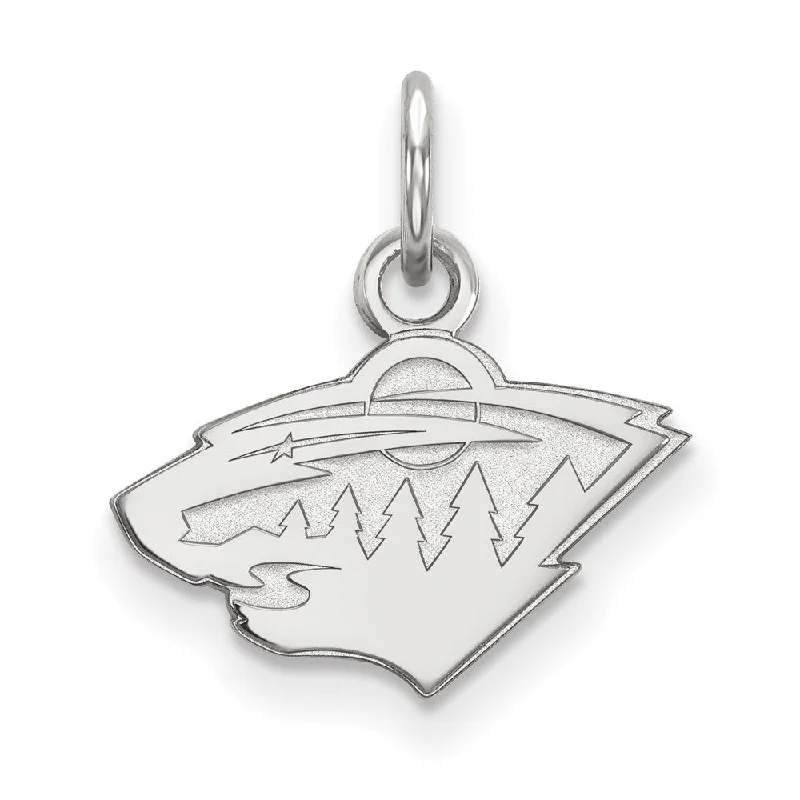 Exclusive Jewelry Sale – Limited-Time Discounts 10k White Gold NHL Minnesota Wild XS (Tiny) Charm or Pendant