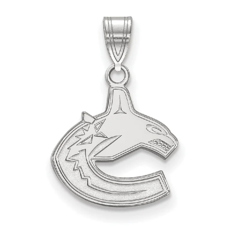 Shine Without Limits – Jewelry Sale Happening Now 10k White Gold NHL Vancouver Canucks Small Pendant