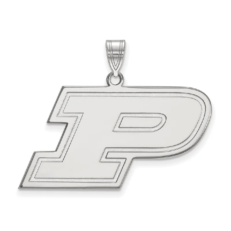 Shine Without Limits – Jewelry Sale Happening Now 10k White Gold Purdue Large Initial P Pendant Shine Without Limits – Jewelry Sale Happening Now 10k White Gold Purdue Large Initial P Pendant