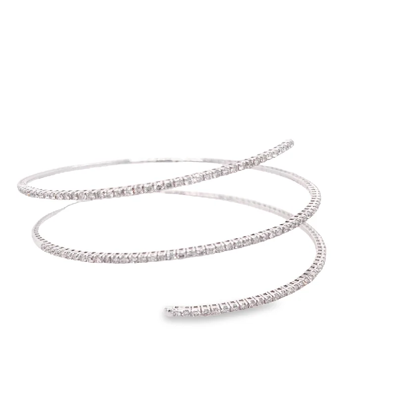 Personalized Jewelry Sale – Unique Gifts At Low Prices 14K Flexible Coil Bracelet - 2.00ctw Personalized Jewelry Sale – Unique Gifts At Low Prices 14K Flexible Coil Bracelet - 2.00ctw