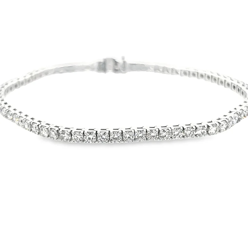 Exclusive Jewelry Sale – Grab Timeless Pieces Now 14K White Gold Diamond Tennis Bracelet - 5.00ctw Exclusive Jewelry Sale – Grab Timeless Pieces Now 14K White Gold Diamond Tennis Bracelet - 5.00ctw
