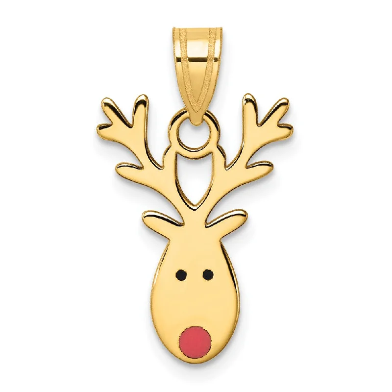 Buy More, Save More On Stunning Jewelry Pieces 14k Yellow Gold Animated Reindeer Charm