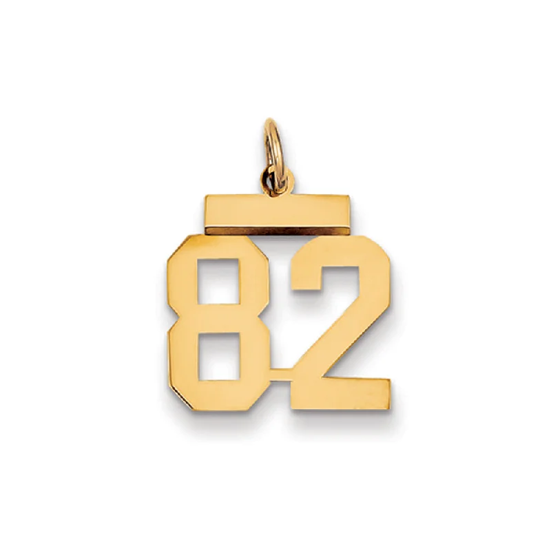 Your Dream Jewelry At Dream Prices – Shop Now 14k Yellow Gold, Athletic Collection, Small Polished Number 82 Pendant Your Dream Jewelry At Dream Prices – Shop Now 14k Yellow Gold, Athletic Collection, Small Polished Number 82 Pendant