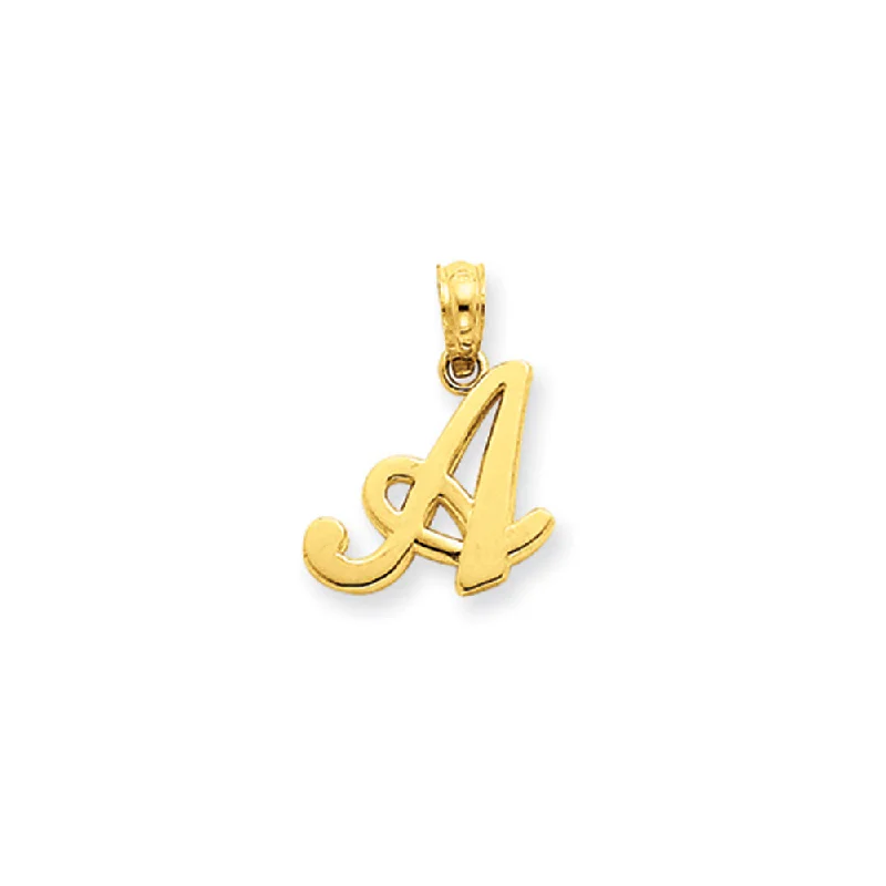 Special Jewelry Deals – Upgrade Your Collection 14k Yellow Gold, Mimi Collection, Small Script Initial A Pendant