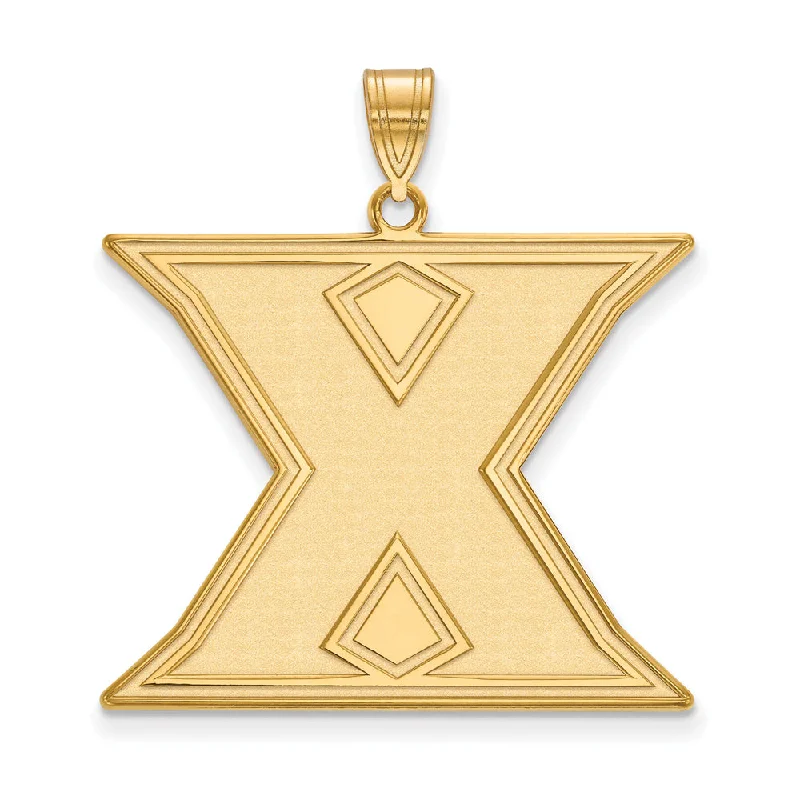 14k Yellow Gold Xavier U. XL Initial X Pendant