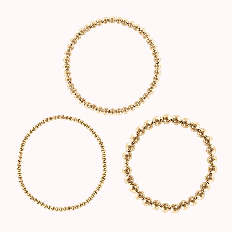 High-End Sparkle, Low-End Prices – Jewelry Sale Live Beaded Stretch Bracelet Trio