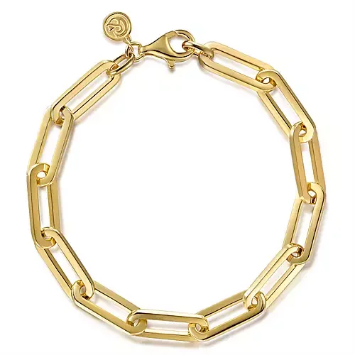 Once-A-Year Jewelry Deals – Shop Before They’Re Gone FGabriel & Co. Yellow Gold Paperclip Bracelet Once-A-Year Jewelry Deals – Shop Before They’Re Gone FGabriel & Co. Yellow Gold Paperclip Bracelet