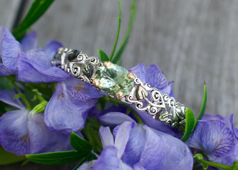 Exclusive Jewelry Markdowns – Limited-Time Offer Vine & Leaf Cuff- Green Quartz & Abalone