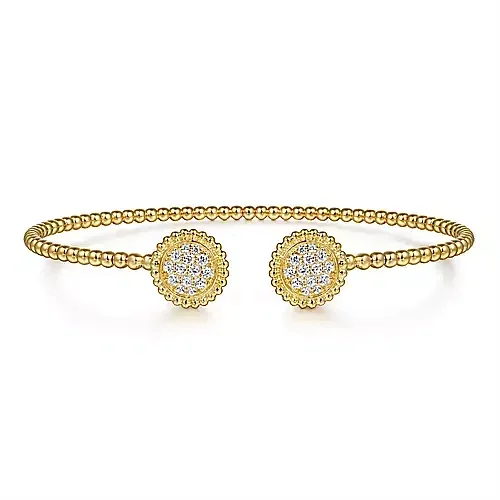 Affordable Luxury Jewelry For Every Occasion Gabriel & Co Diamond Pave Bujukan Bangle Affordable Luxury Jewelry For Every Occasion Gabriel & Co Diamond Pave Bujukan Bangle