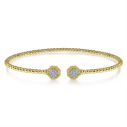 Sparkle For Less – Shop Our Limited-Time Jewelry Deals Gabriel & Co. Yellow Bujukan Cuff Bracelet with Diamond Hexagon Caps Sparkle For Less – Shop Our Limited-Time Jewelry Deals Gabriel & Co. Yellow Bujukan Cuff Bracelet with Diamond Hexagon Caps