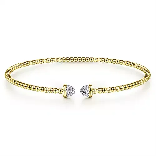 Affordable Luxury Jewelry For Every Occasion Gabriel & Co. Yellow Bujukan Split Bangle Affordable Luxury Jewelry For Every Occasion Gabriel & Co. Yellow Bujukan Split Bangle