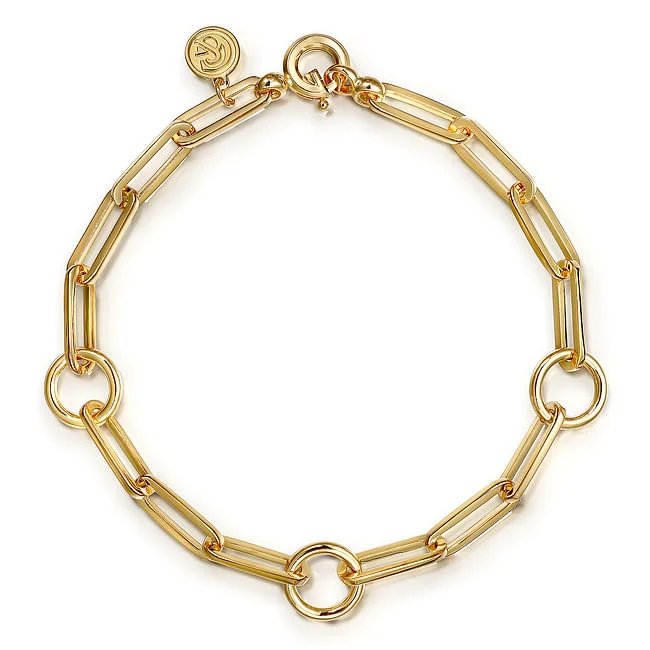 Shop Stylish Jewelry Now And Save Big Gabriel & Co. Yellow Link Chain Bracelet