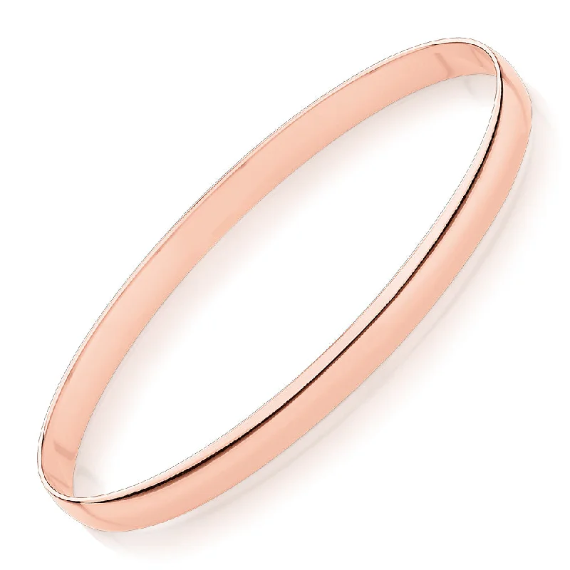 Discounted Jewelry For A Glamorous Look Golf bangle in 10 carat rose gold