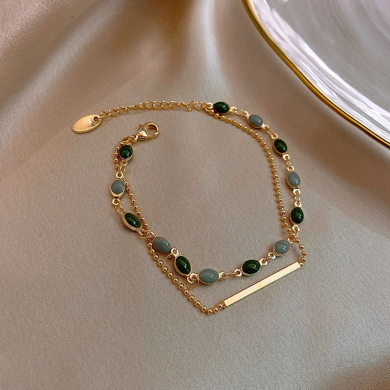 Make Every Moment Shine – Jewelry Discounts Available Just Lil Things  Artificial Green Bracelets jltb0260