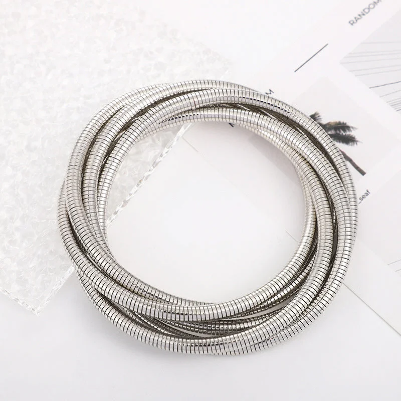 Huge Markdowns On Premium Jewelry Styles Just Lil Things Artificial Silver Bracelete  jltb0504