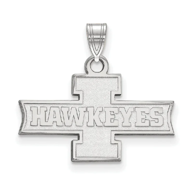 Luxury Meets Affordability – Jewelry Sale Live Now 14k White Gold U. of Iowa Small 'Hawkeyes' Logo Pendant Luxury Meets Affordability – Jewelry Sale Live Now 14k White Gold U. of Iowa Small 'Hawkeyes' Logo Pendant