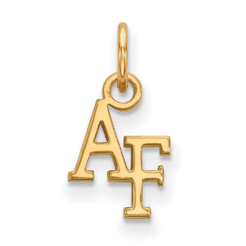Trending Jewelry Now Available At Exclusive Prices 14k Yellow Gold Air force Academy XS (Tiny) Charm or Pendant