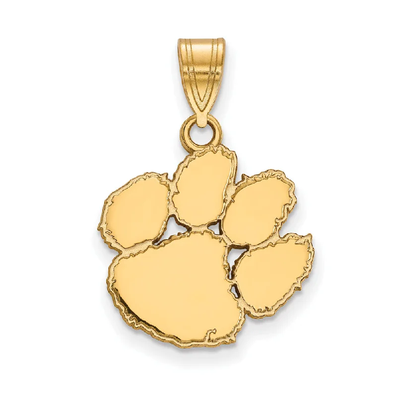 Stunning Jewelry At A Fraction Of The Price 14k Yellow Gold Clemson U Medium Pendant