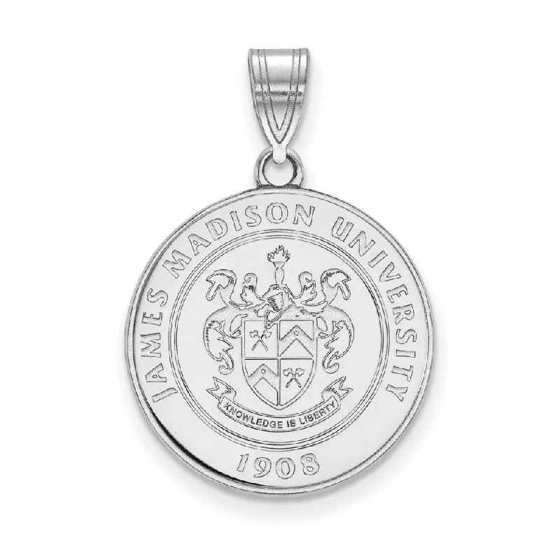 Bestselling Jewelry At Special Promotional Rates Sterling Silver James Madison U Large Crest Pendant