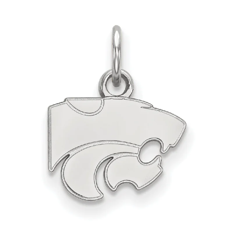 Shop Trending Jewelry With Exclusive Savings Sterling Silver Kansas State XS (Tiny) Mascot Charm or Pendant