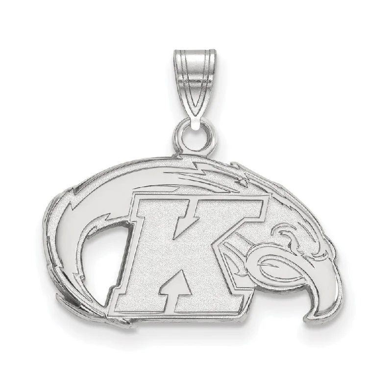 Luxury Jewelry Without The Luxury Price Tag Sterling Silver Kent State Small Logo Pendant