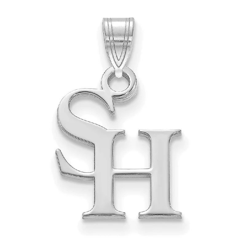 Handmade Pearl Jewelry For Timeless Elegance Sterling Silver Sam Houston State Small Pendant
